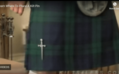 Learn Where To Place A Kilt Pin
